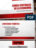 Problemas Centrales de La Economia