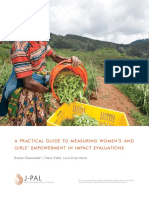 Measuring Women's Empowerment in Impact Evaluations