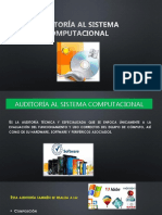 Auditoría al sistema computacional