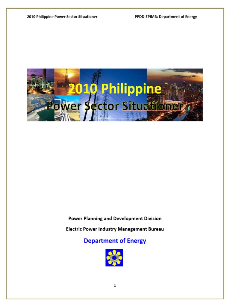 2010 Philippine Power Situationer PDF | PDF | Electricity Generation ...