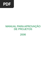 Manual de Aprovacao de Projeto
