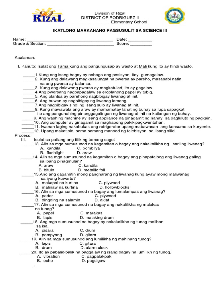 Performance Indicators Definition of Terms and Formula PDF