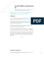 Chest Pain and GERD - Assess Your Symptom