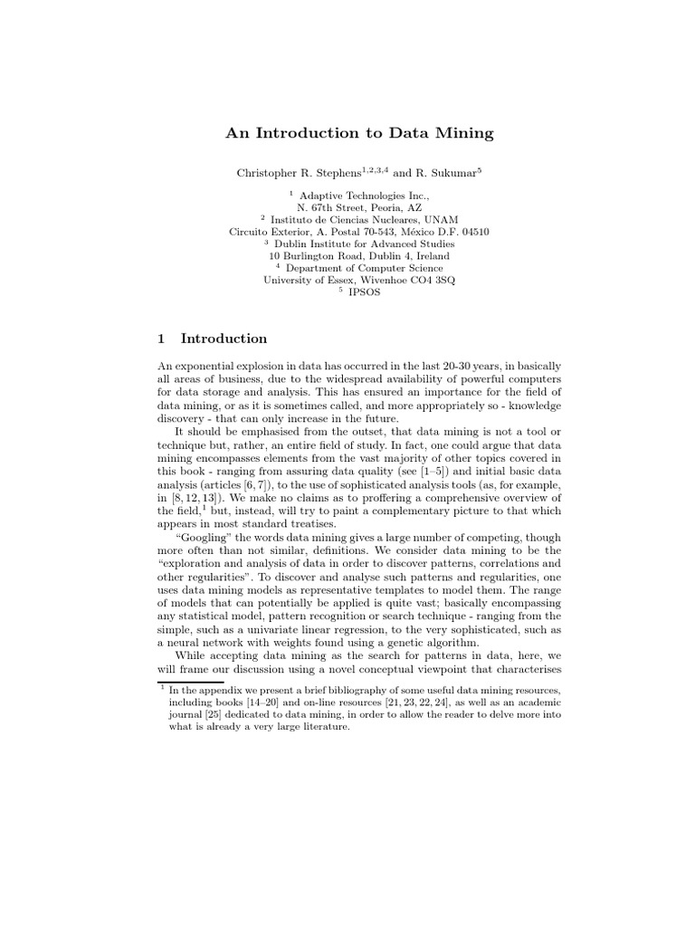 Understanding Data Mining Concepts | PDF | Statistics | Regression Analysis