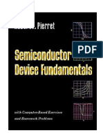 Semiconductor Device Fundamentals 2nd Edition by Robert F Pierret PDF