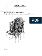 Building Construction 1: Project 2: Construction Activities and Process