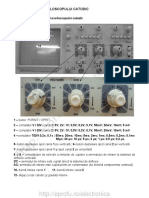 Utilizarea Osciloscopului Catodic PDF