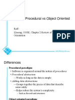 Object Versus Structured Oriented