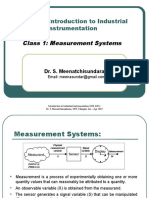 Lecture 1 - Introduction To Industrial Instrumentation