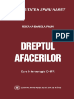 Dreptul Afacerilor - RD Paun