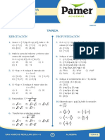 Álgebra Tema 2: Ejercitación Profundización