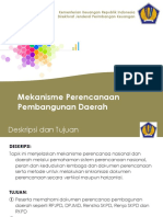 Topik 6 Mekanisme Perencanaan Pembangunan Daerah