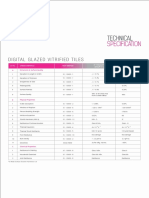 Digital Glazed Vitrified Tiles: Varmora Value SR No. Characteristics Test Method IS 15622:2013 Groupbia