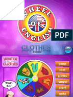 Wheel of Clothes PPT Fun Activities Games Games - 45531