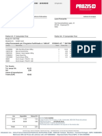 Fattura/ricevuta Nº: CFPD/2204186 - 2018/06/05