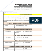 Formato para Analisis de Las 5 Fuerzas de Porter