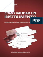 Como Validar Un Instrumento - Dr. José Supo PDF