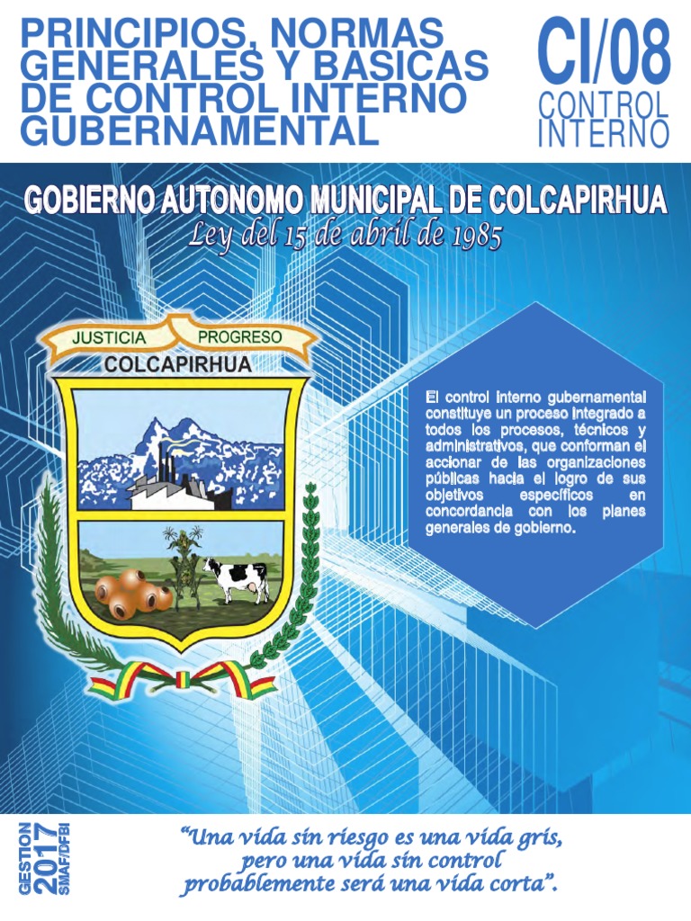 Principios de Control Interno Gubernamental | PDF | Calidad (comercial ...