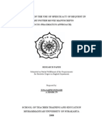 Download Poposal Analysis Speech Act in Harry Potter by Hero Anandaditya Raya SN39926113 doc pdf