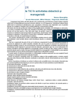 Instrumente TIC În Activitatea Didactică Și Managerială - Stancu Gheorghița - Școala Gimnazială ,,mihai Viteazul,, Târgoviște