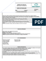 Ordem de Serviço Auxiliar de Serviços Gerais