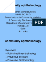 Community Ophthalmology Services