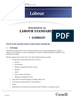 CanadaLabourCode - Pamphlet 1 - Standards