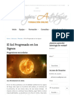 El Sol Progresado en Los Signos Campus Astrología PDF