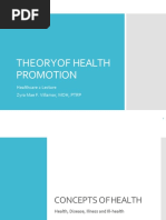 2 - Theory of Health Promotion