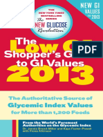Low Glycemic Index Guide 2013