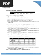 023 PLC Basic Exercises Sheet Unsolved