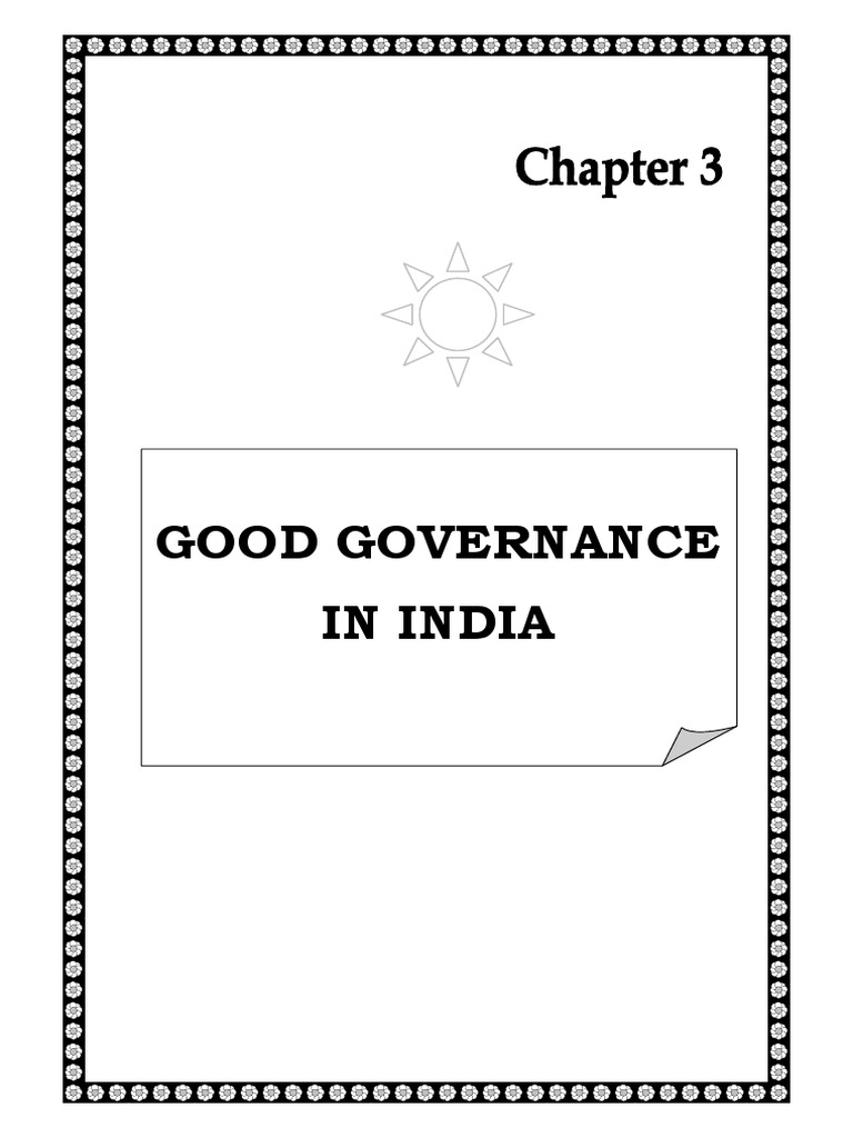 Good Governance in India: Concepts & Challenges | PDF | Good Governance ...