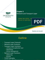 Network and Transport Layer: Schedule: MW 1:30 PM - 2:45 PM, Tahoe Hall 1026 Instructor: Dr. Sadaf Ashtari