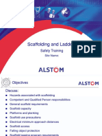 Scaffolding Alstom