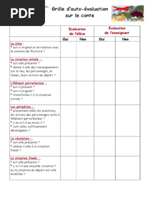 Auto Evaluation Conte Pdf
