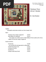 Download Twelve Weeks of Christmas 2010 Wk Eight Christmas Cheer Advent Calendar the Southern Stamper by cjbrasher SN39927812 doc pdf