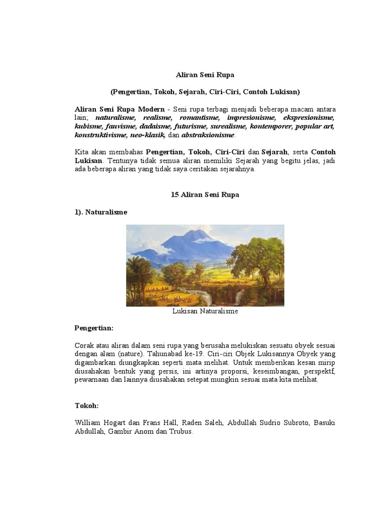 41 Gambar Romantisme Naturalisme Realisme Terbaik