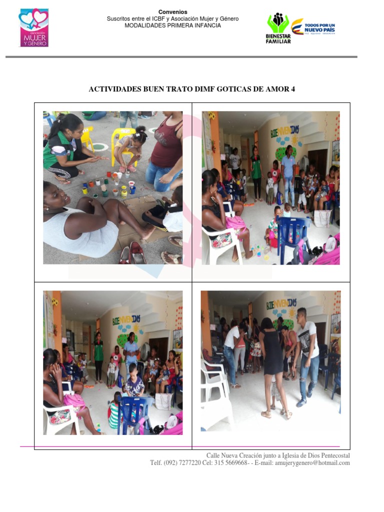 Evidencias Actividades de Buen Trato | PDF