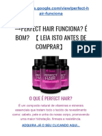 Perfect Hair Funciona? É bom? Antes e Depois Leia isto antes de comprar