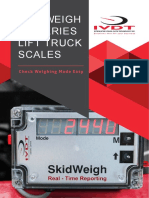 SkidWeigh ED2 Brochure, forklift onboard weighing scale