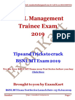BSNL MT Exam 2019 Strategy Guide To Crack Exam