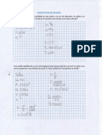 Ejercicios de física y cálculo de momentos