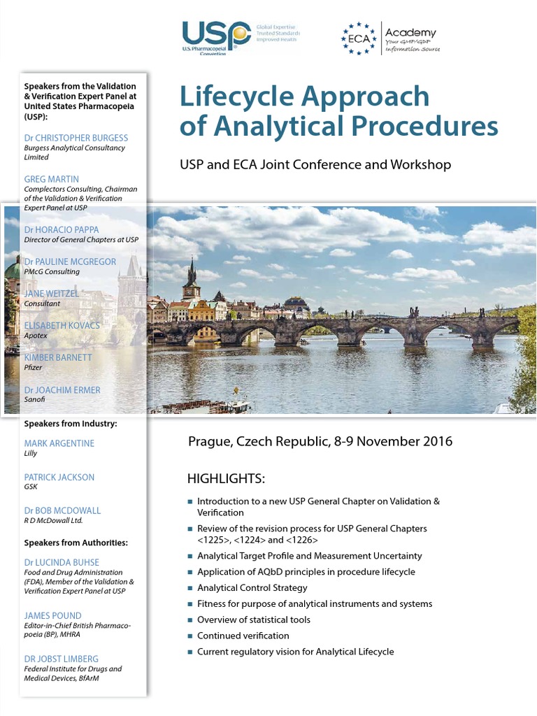ECA USP Lifecycle Approach Analytical Procedures PDF PDF