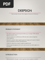 Deepsign: Deep Learning For Automatic Malware Signature Generation and Classification