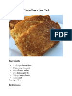 Keto Bread - Gluten Free - Low Carb: Ingredients