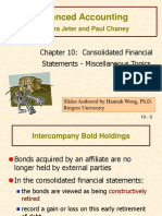 Advanced Accounting: Chapter 10: Consolidated Financial Statements - Miscellaneous Topics