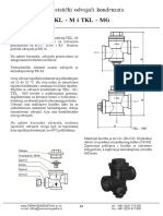 Termostaticki Membranski Odvajac Kondenzata-Tip TKL-M I TK-MG