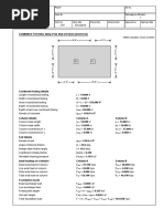 Combined Footing Analysis and Design (Aci318-05) : Project Job No