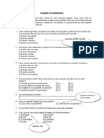 Dispositif Questionnaire Peugeot