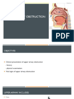 Upper Airway Obstruction